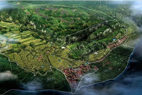 達(dá)州市宣漢縣馬渡鄉(xiāng)蠟梅小鎮(zhèn)總體概念規(guī)劃