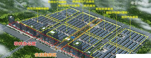 海南新興產業集群規劃圖