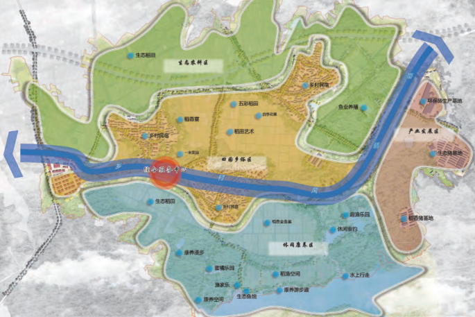 衢州市衢江區廿里鎮赤柯山村村莊規劃（2021-2035年）產業規劃圖