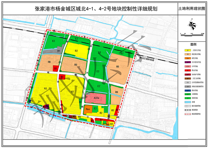 張家港市楊舍城區城北4-1、4-2號地塊 控制性詳細規劃 張家港市楊舍城區城北4-1、4-2號地塊 控制性詳細規劃